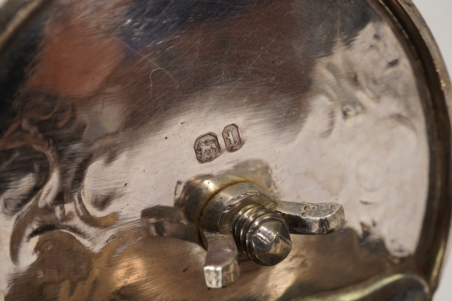 A Victorian embossed silver four piece tea and coffee service by Daniel & Charles Houle